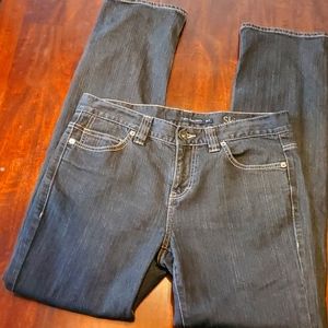 Calvin Klein, skinny, dark wash jeans, size 8, 30.5 inseam